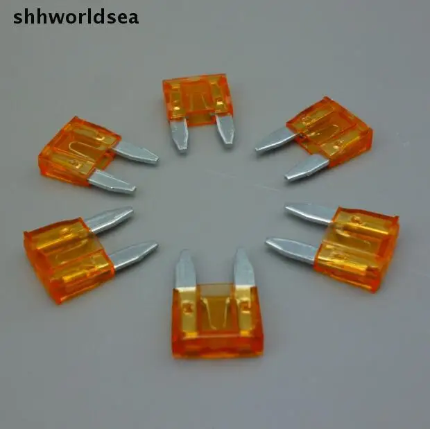 shhworldsea 10000pc/lot Mini Blade Fuse 5A AUTOMOTIVE CAR BLADE FUSE BOX ASSORTMENT SUV TRUCK CAR FUSES