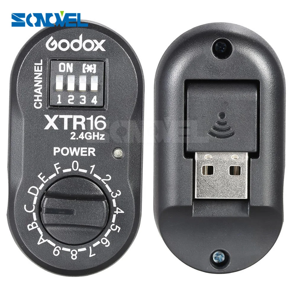 Godox XTR-16 Flash Receiver 2.4 Gam Không Dây X-hệ thống cho X1C X1N XT-16 Transmitter Kích Hoạt Wistro AD360/DE/QT/DP/QS/GS/GT Series