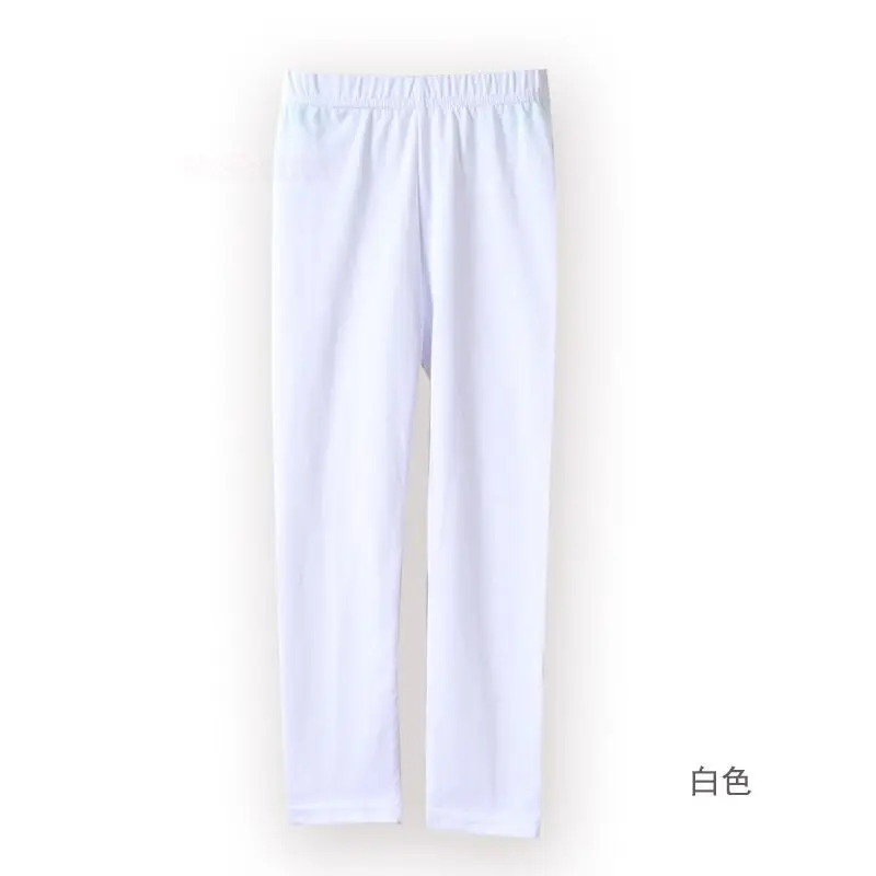 Spring Summer Korean Child Girl Candy Color Elastic Pure Color Underpants Girls Leggings