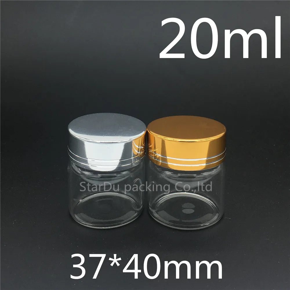 

Free Shipping 480pcs 37*40mm 20ml High-quality Screw Neck Glass Bottle For Vinegar Or alcohol,carft/storage Candy Bottles