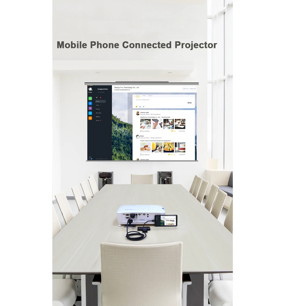 Type-C To HDMI/VGA/USB3.0HUB/PD/Audio Converter Adapter Cable Mobile Screen U Disk Read