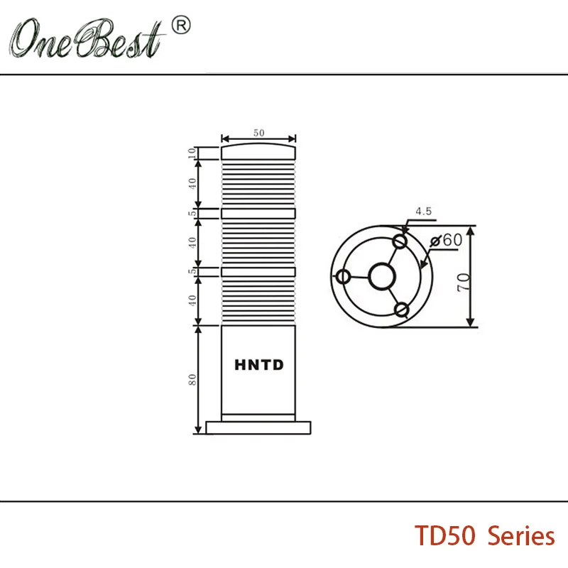 Hntd 24V Led Semafores Waarschuwing Indicator Signaallicht Td50 Vat Type 3 Kleur Vaak Helder Voor Cnc Machine Tools Hot Sales