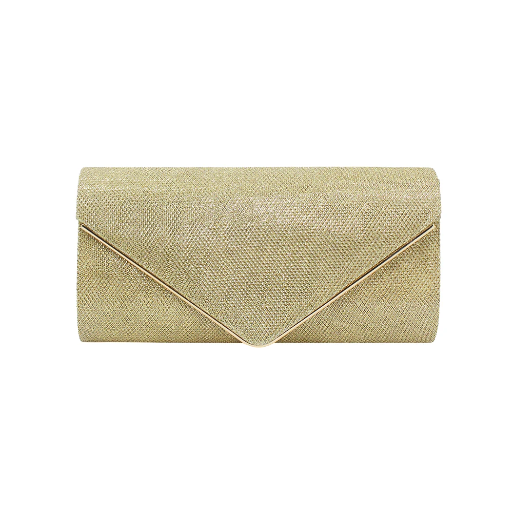 2022 New Model Shiny Glitter Flash Material Clutch Bag Lady Woman Girl Female Envelope Evening Clutch Bag