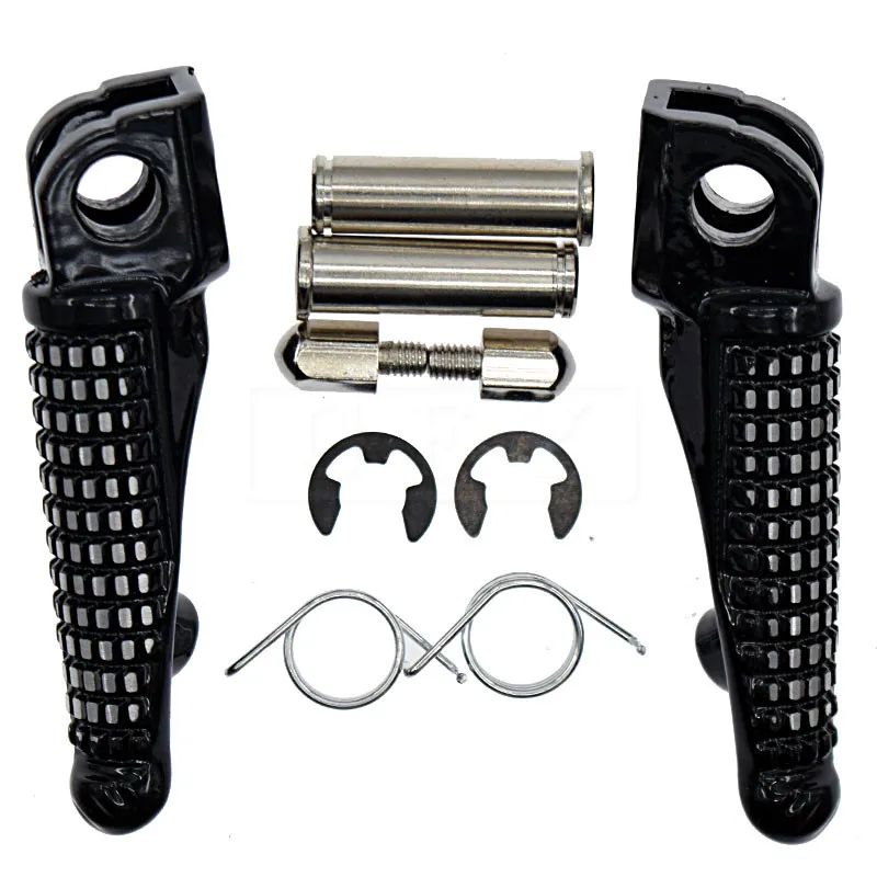 For Kawasaki ZX6R ZX9R ZX10R ZX14 ZX-14 Z750 Z1000 ZZR1200 GTR1400 ZZR1400 Motorcycle Front & Rear Footrests Foot pegs