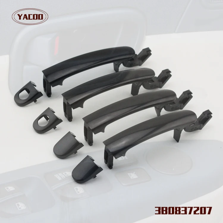 FREESHIPPING 4PCS  FR=FL RR=RL   OUTSIDE DOOR HANDLE FOR SEAT IBIZA 2002-2009 3B0837207