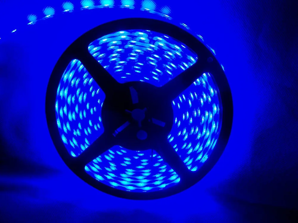 

DIY LED U-Home 5M DC12V Blue Color SMD5050 IP68 Waterproof LED Light Strip for Swimming Pool Aquarium Fish Tank Garden