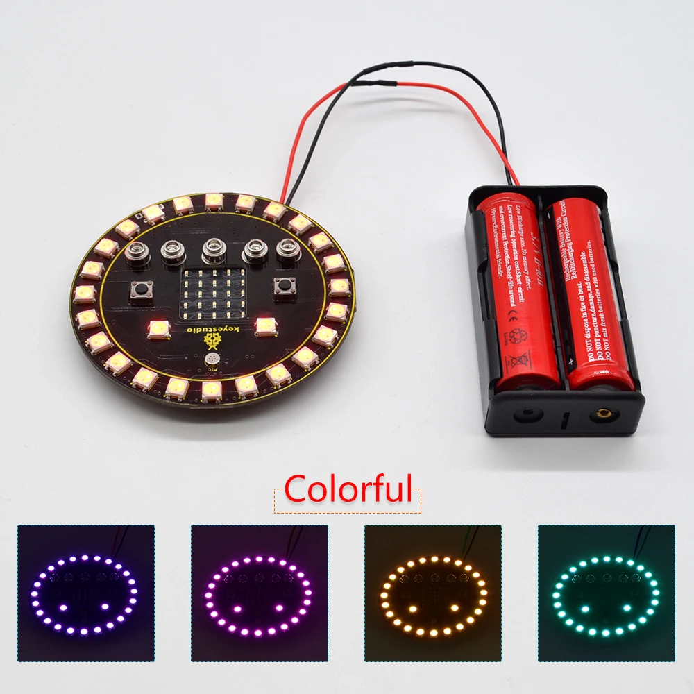 Keyestudio Micro Bit 6812 Full RGB LED Vòng Shield Ban Cho Micro: Bit