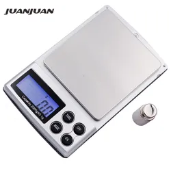 0.1g x 2000g  Mini DIGITAL LCD Display with Backlight Scales Electronic Pocket 2kg Jewelry Gram Weight  Balance Hot Sales