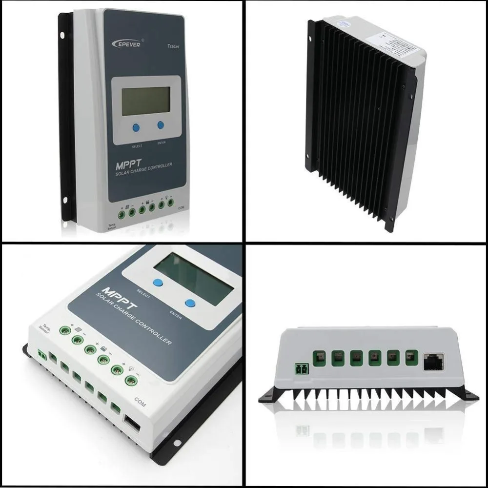 Tracer 4210AN EPsloar 40A MPPT Solar Charge Controller 12V 24V LCD Diaplay Regulators EPever 4210AN Tracer4210AN