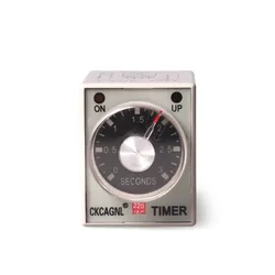 AH3-3 1S/3S/6S/10S/30S/60S/3M/6M/10M/30M/60M Power On Timer Delay Time Relay AC220V/110V DC24V/12V with Socket