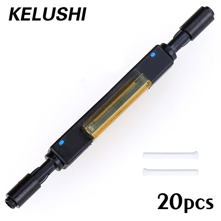 20pcs / Lots Free Shipping L925B Fiber Optic Quick Connector for Drop Cable Bare Supply Optical Fiber Mechanical Splice KELUSHI