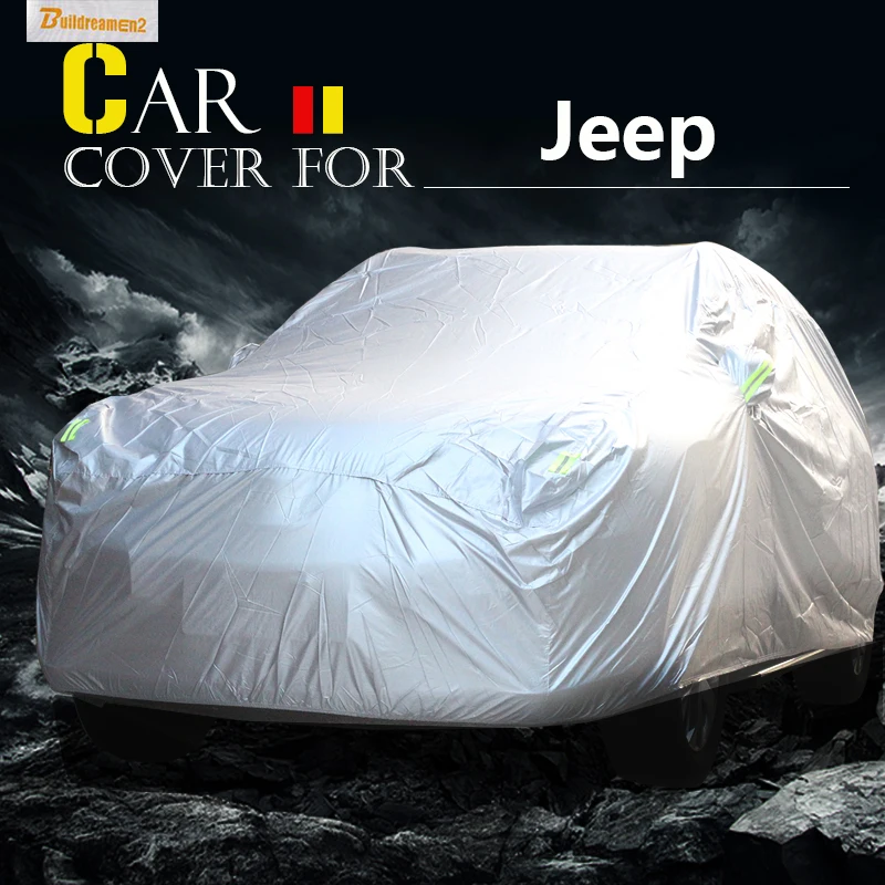 Buildreamen2 SUV Car Cover Sun Anti-UV Snow Rain Scratch Dust Protection Cover For Jeep Grand Cherokee Cherokee Compass Liberty