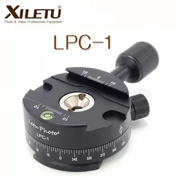 Xiletu LPC-1 360Degree Panoramic Platform Tripod head Mounting Adapter Clamp For Arca Swiss Digital Camera With 1/4