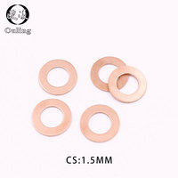 10Pcs DIN7603 M6 M8 M9 M10 M12 M14 M16 M18 M20 T3 ORing Gasket Sealing Ring Copper Washer Boat Crush Washer Flat Seal Fitting-.-