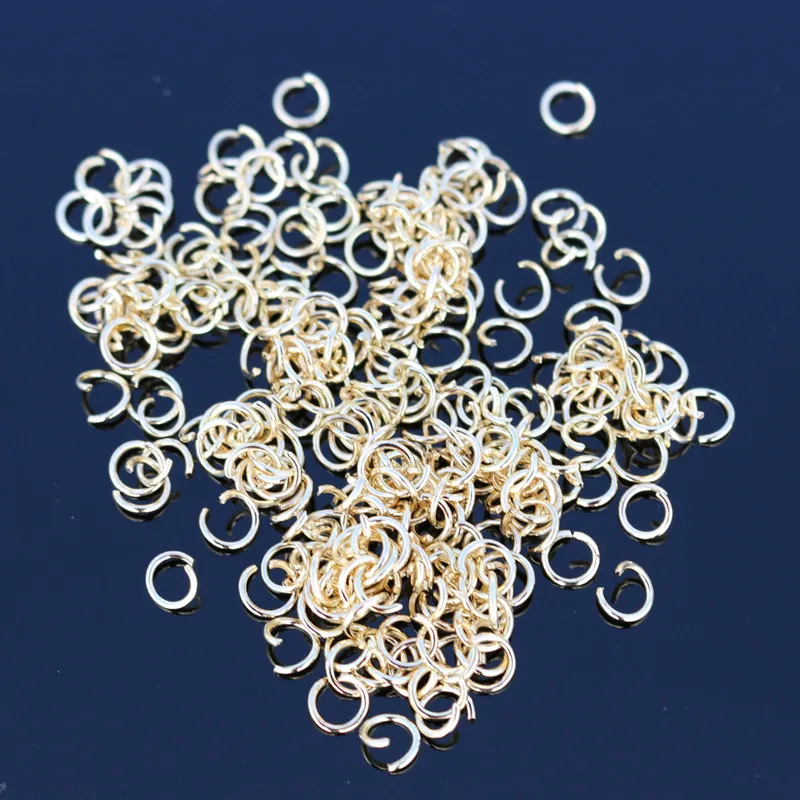 Approx 210pcs/pack 10g Single Loops Open Jump Split Rings Connector for DIY Jewelry Findings & Component Bijoux Making 5mm