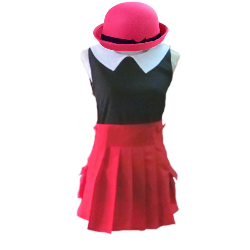 XY Serena Cosplay Costume with hat 11