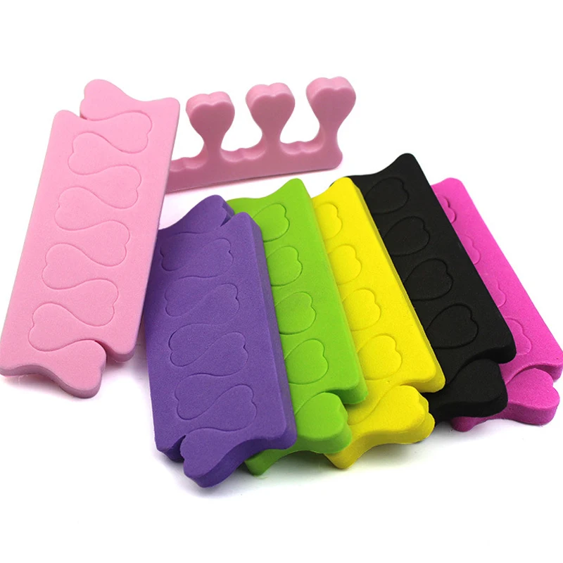 20pcs/lot Soft Sponge Nail Art Toe Finger Separator Nail Painting Finger Care Dividers UV Gel Polish Nail Beauty Tools