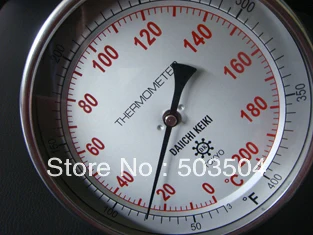 

Bimetal thermometer, SS304 material, 0-500C Axial type, high Quality short delivery