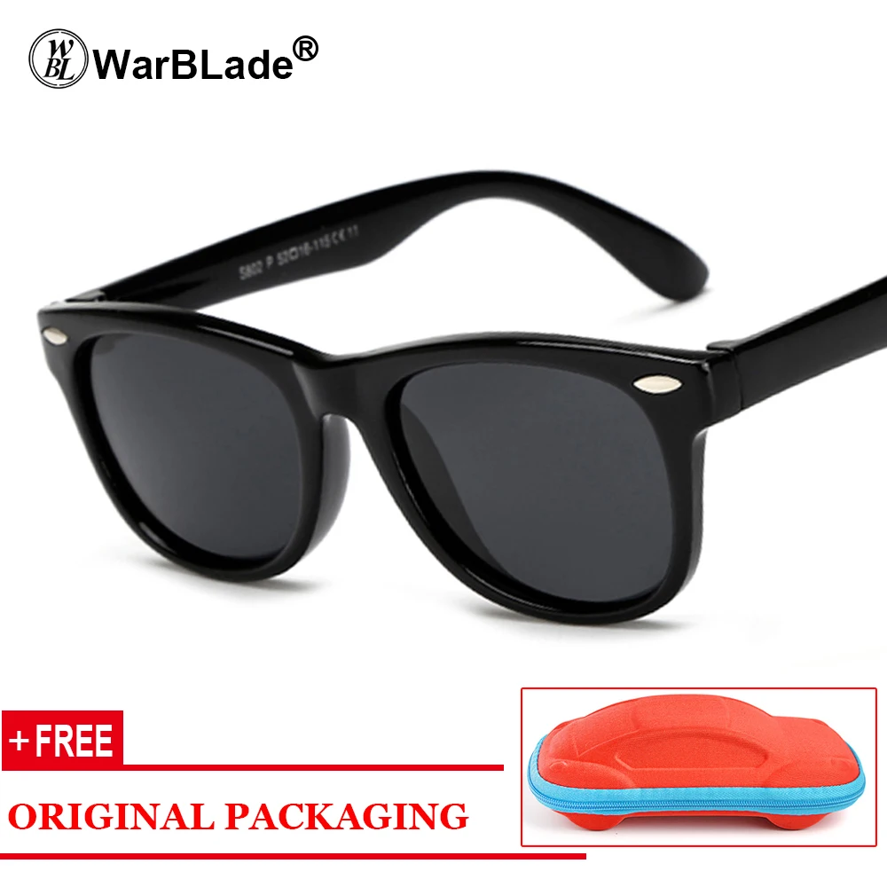 

Kids Boys TR90 Unbreakable Polarized Sunglasses Children Girls Safety Polarized Mirror Sun Glasses Sport oculos With Case UV400