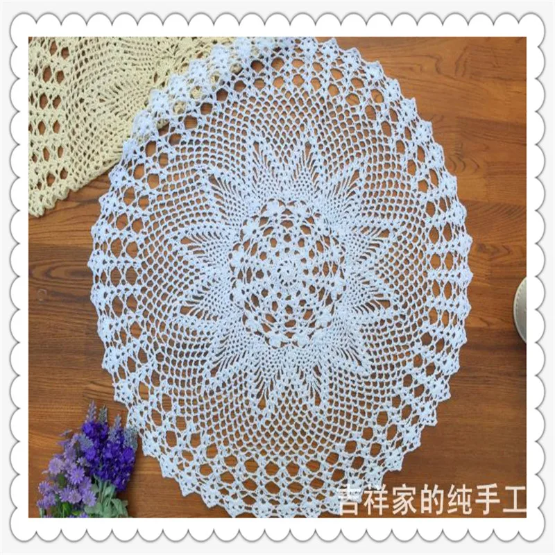 2015 new zakka fashion design cotton made lace table cloth table runner for home decor cutout towel knitted vintage pineapple