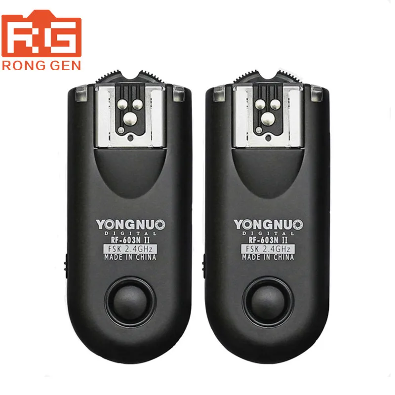 Yongnuo RF-603II RF603II N1 Wireless Flash Trigger For Nik&n D3 D1 D1H D1X D2 D2H D2X D3 D3X D100 D200 D300 D700 D800 D300S