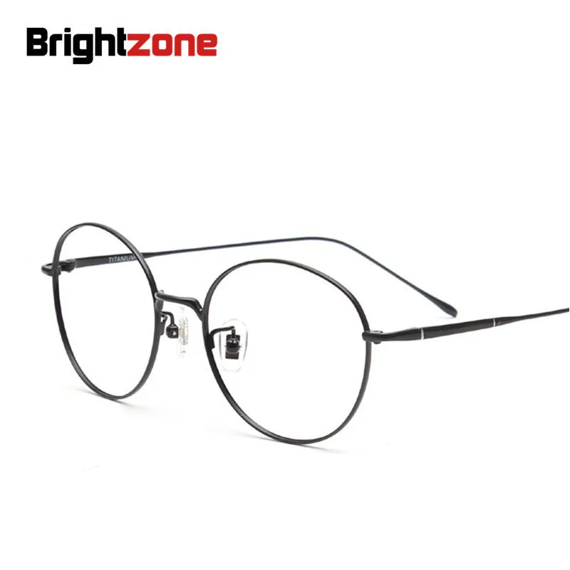 Brightzone Excellent Man Gradual Multi-Focus Business Affairs Full Rx Prescription Myopia Spectacle Pure Titanium Glasses Frame