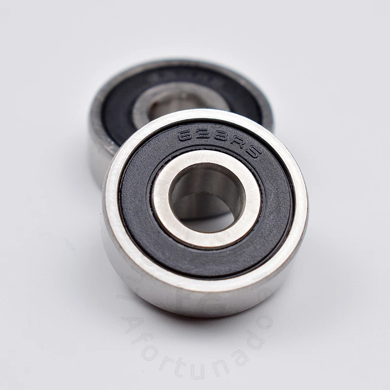 628RS  10Pieces Bearing  8*24*8(mm)  chrome steel rubber Sealed High speed Mechanical equipment parts