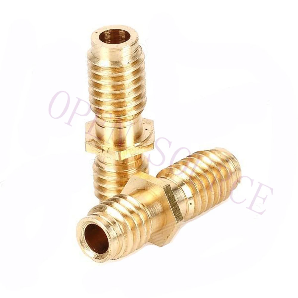 5pc Ultimaker Original /Original+ 3D Printer Hot End Isolator Tube M6X20 Brass Feed Pipe 3d printer extruder parts Free Shipping