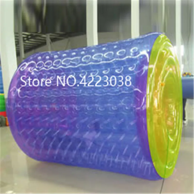 Free Shipping 0.8mm PVC 2.4m Inflatable Water Roller Ball Snow Playground Thickened Transparent Color Lawn Push Roll Walking