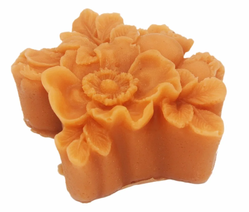 3D Flowers and fruit Silicone Soap mold DIY Hangmade Craft 3d soap molds S554