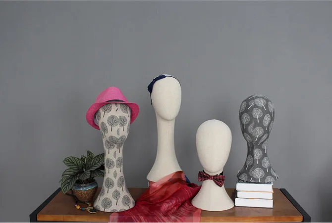

New Style Female Fabric Head Mannequin Female Mannequin Head Best Quality Hot Sale