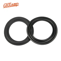 GHXMedals-Haut-parleur de basse de bord de suspension surround en caoutchouc, haut-parleur de caisson de basses, pièces de rechange de réparation, universel, 4 po, 98mm, 2 pièces