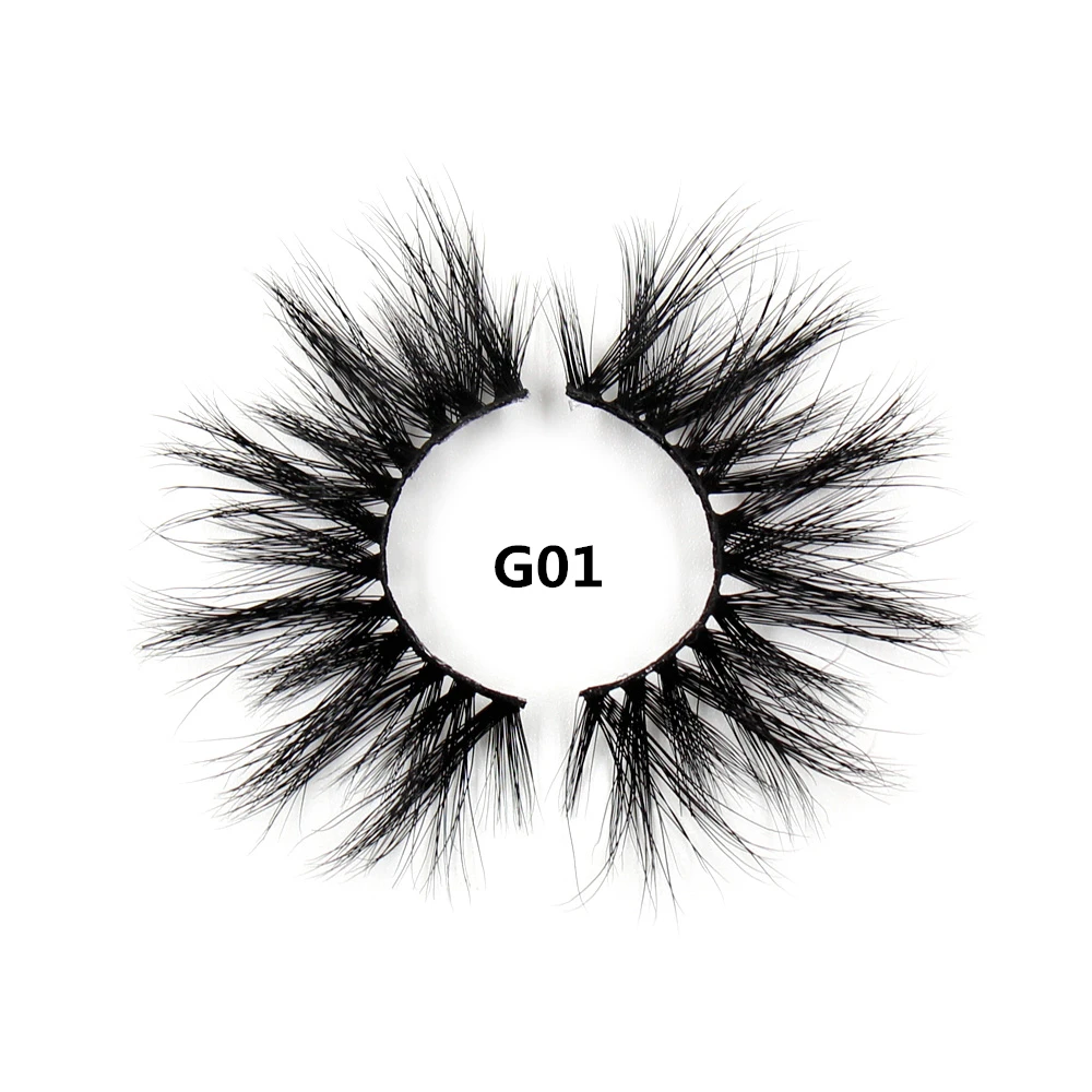 SOQOZ Eyelashes 3D Mink Lashes Criss-cross Strands Cruelty Free 25mm Lashes Mink Lashes Soft Dramatic Eyelashes Makeup