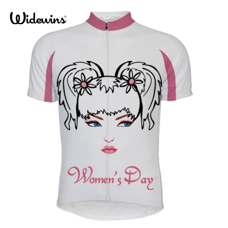 

women's day Quick Dry Breathable Cycling Jersey Sleeve Autumn Spring women Shirt Bicycle Wear Racing Tops Cycling Clothings 5091