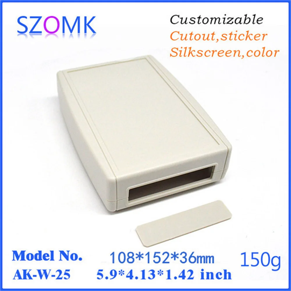 

10Pcs 152*108*36mm szomk electronics plastic enclosure casing abs plastic junction box wall mounting enclosure equipment box