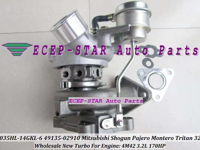 

TF035 49135-02910 49135-02920 4913502910 1515A123 Turbo For Mitsubishi SHOGUN PAJERO MONTERO 2007- TRITAN 3200 4M42 3.2L 170HP