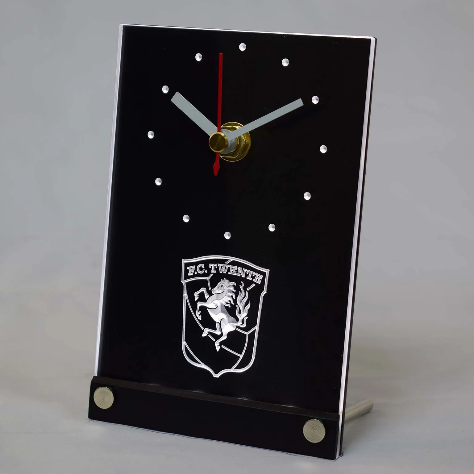 tnc1005 FC Twente Enschede Eredivisie LED Neon Light Signs 3D LED Table Desk Clock