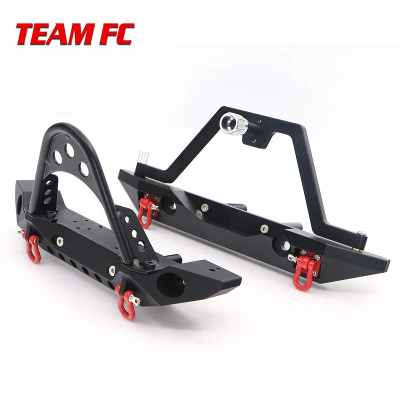 1pc Metal Front and Rear Bumper winch line for 1:10 RC Crawler Car Defender SCX10 TRX4 SCX10 II 90046 90047