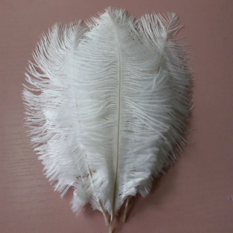 10pcs/lot Natural white Ostrich Feathers 15-75cm Colorful Feather Decoration Wedding Party Plumage Decorative Celebration