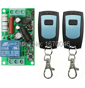 

2015 New AC220V 1CH RF Wireless Remote Control Switch system 220V relays remote control, 315/433 MHZ Free Shipping