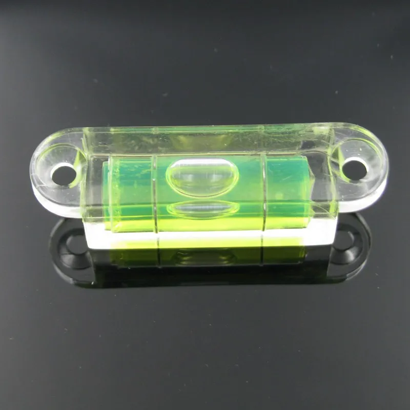 HACCURY Acrylic Square Level Bubble Mini Spirit Level Bubble with ears