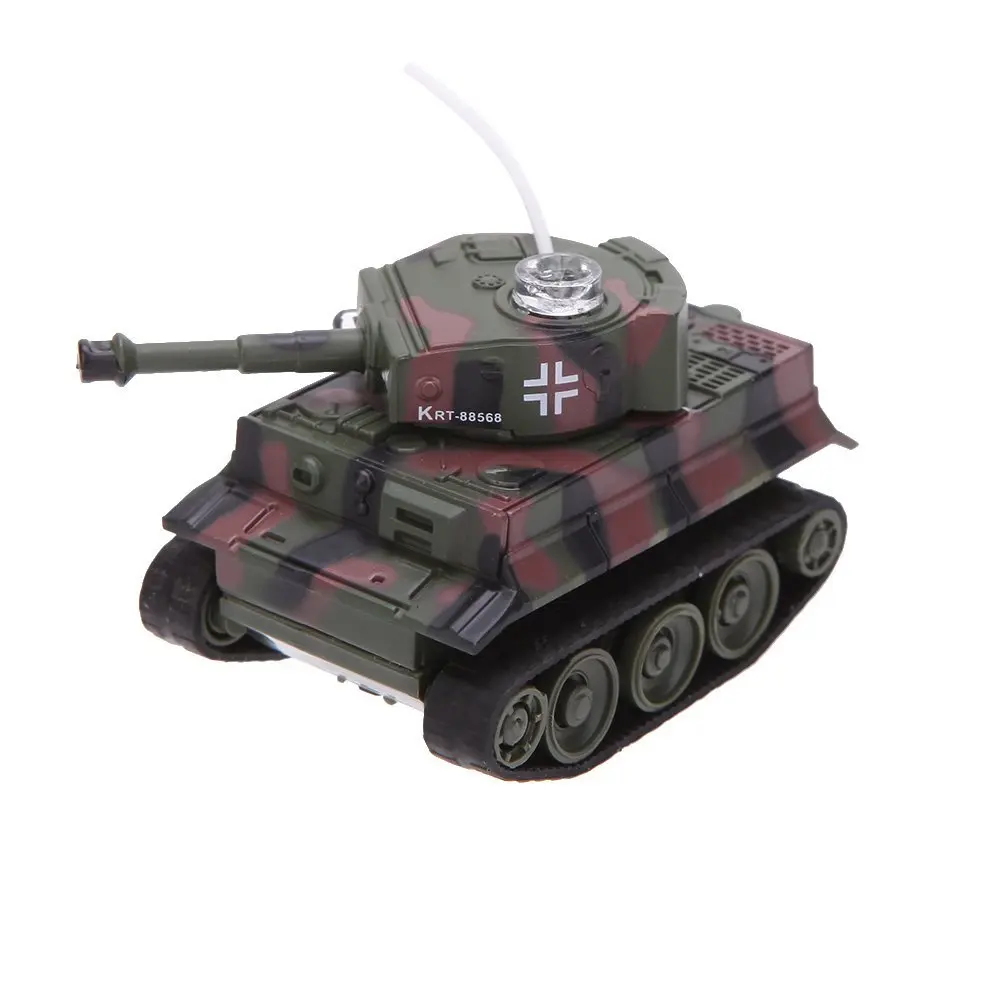 Happycow 777-215 RC Tank 2.5\' Mini Micro IR Remote Control RC Battle Tank a Best Gift for Kids and Children