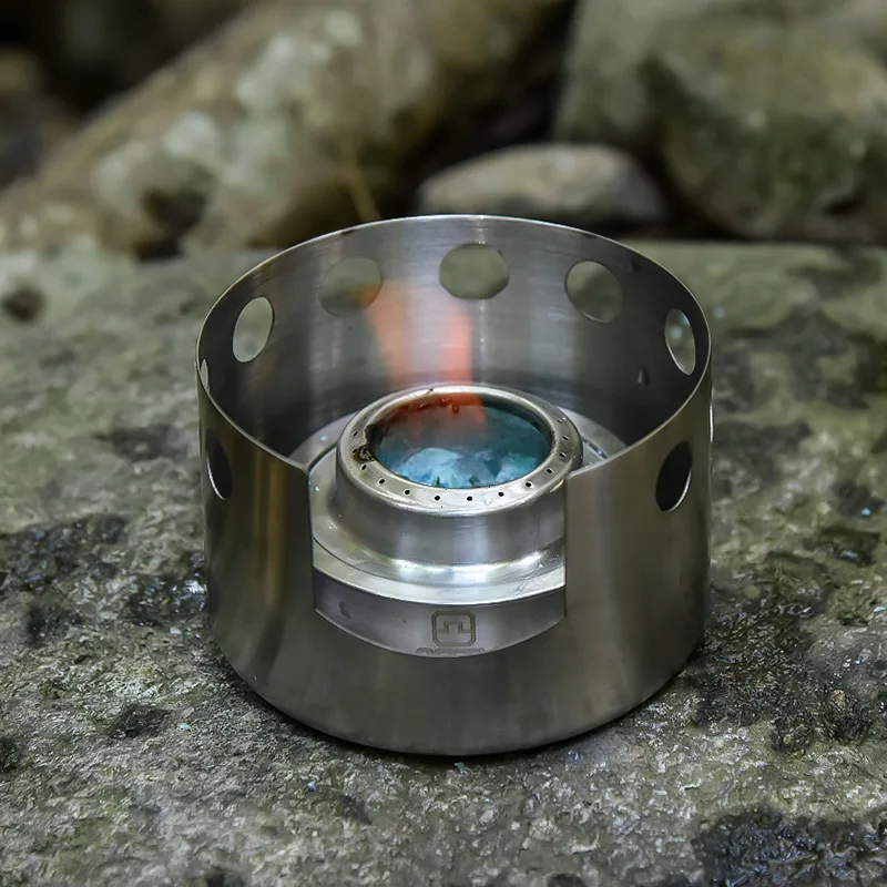 

AOTU Mini Solid Liquid Alcohol Stove Stainless Steel Split Structure Alcohol Burner Portable Outdoor Camping Hiking Picnic Tools