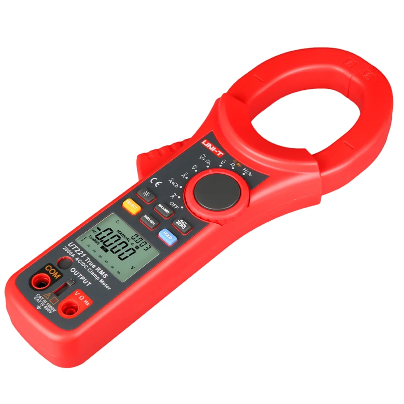 UNI-T UT220/UT221 سلسلة الصناعية 2000A صحيح RMS الرقمية المشبك متر/فتح حجم 63 مللي متر/LCD الخلفية