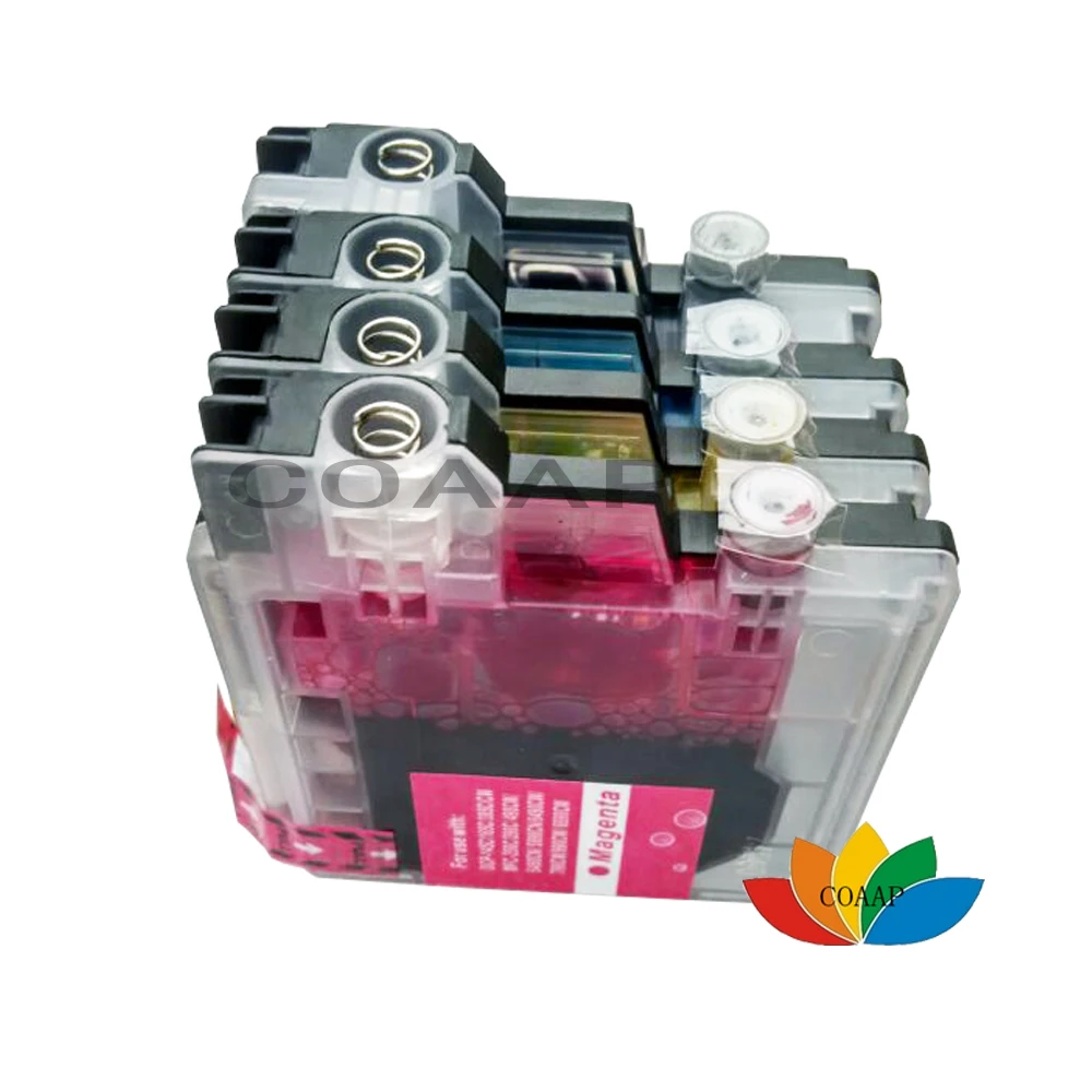 12 INK Cartridges LC-38 LC-61 LC-1100 LC-980 LC-990 For Brother DCP-6690CW DCP-385C DCP-585CW DCP-395CN Printer