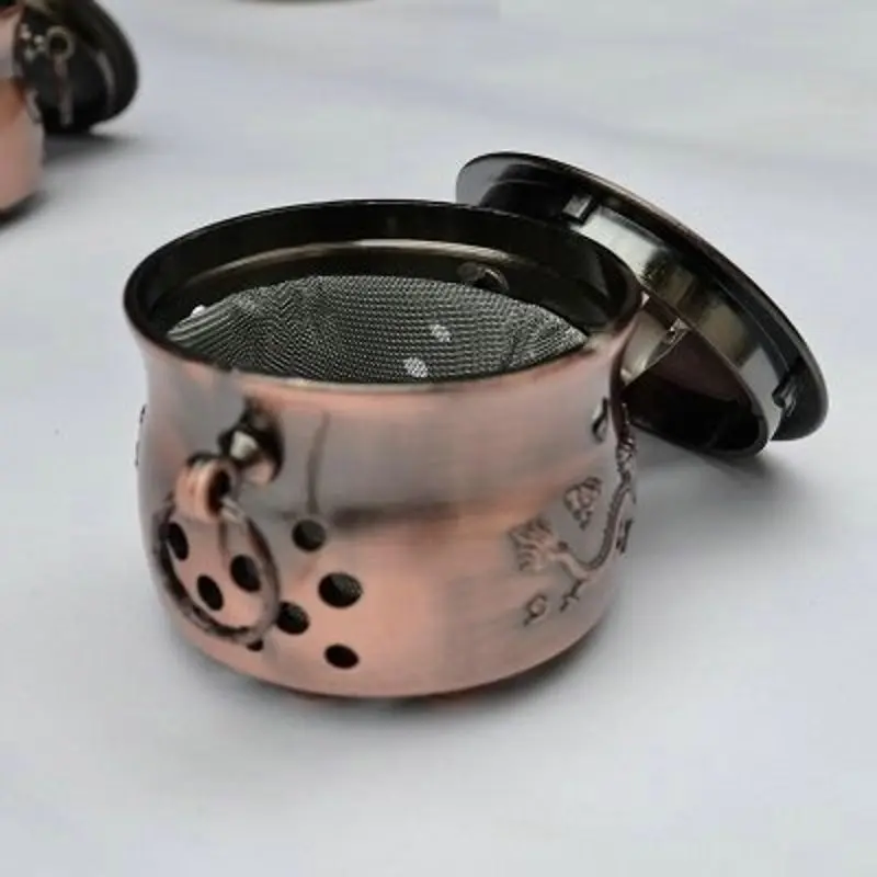 Moxibustion Equipment Pure Copper Therapy Care Tool Decompression Tank Health Furnace Bronze Moxa Cans Fire Dragon With