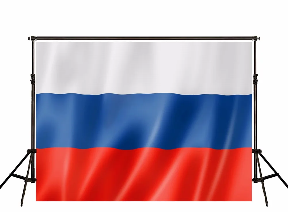 

VinylBDS 7X5FT Russian Flag Backdrops Photography Simple Photographic Backgrounds Camera Fotografica for Children Photo Studio