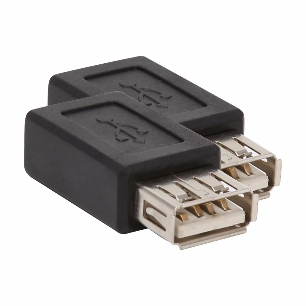 2 ชิ้น/เซ็ต USB 2.0 ประเภท A ถึง Micro USB ประเภท B 5Pin หญิงแปลงอะแดปเตอร์