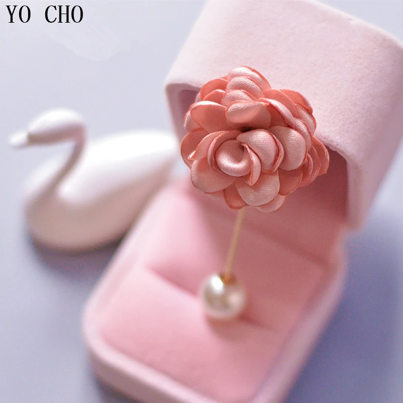 Festa de casamento elegante flor de casamento decoração pessoal 2pcs yo cho boutonniere broche feminino festa de casamento corsage