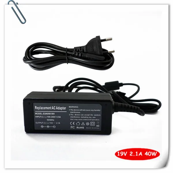 Notebook Power Supply Cord For Samsung N130 N140 N150 NC-10 N310-13GB NP-N310 NF210 ADP-40MB AB CPA09-002A Q1EX-71G 19V 2.1A